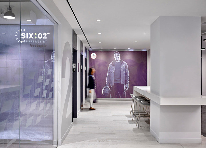 唯美工业风 美国零售商Foot Locker纽约总部设计欣赏